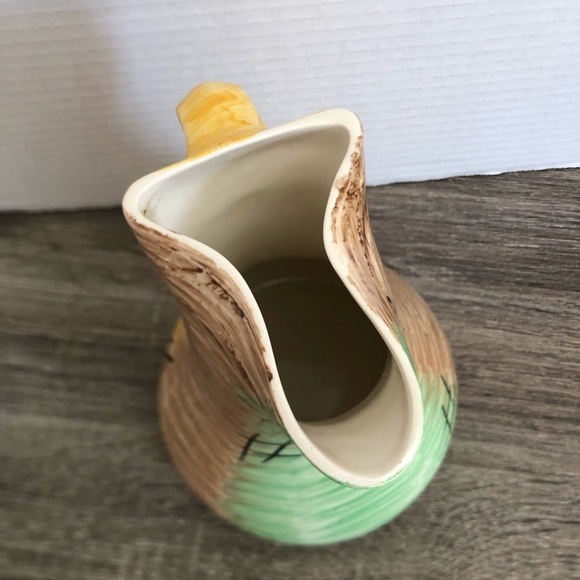 Vtg 1930s Myott Sons and Co Ceramic Pitcher - Picture 5 of 15